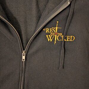 No Rest For The Wicked Zip Up Hoody